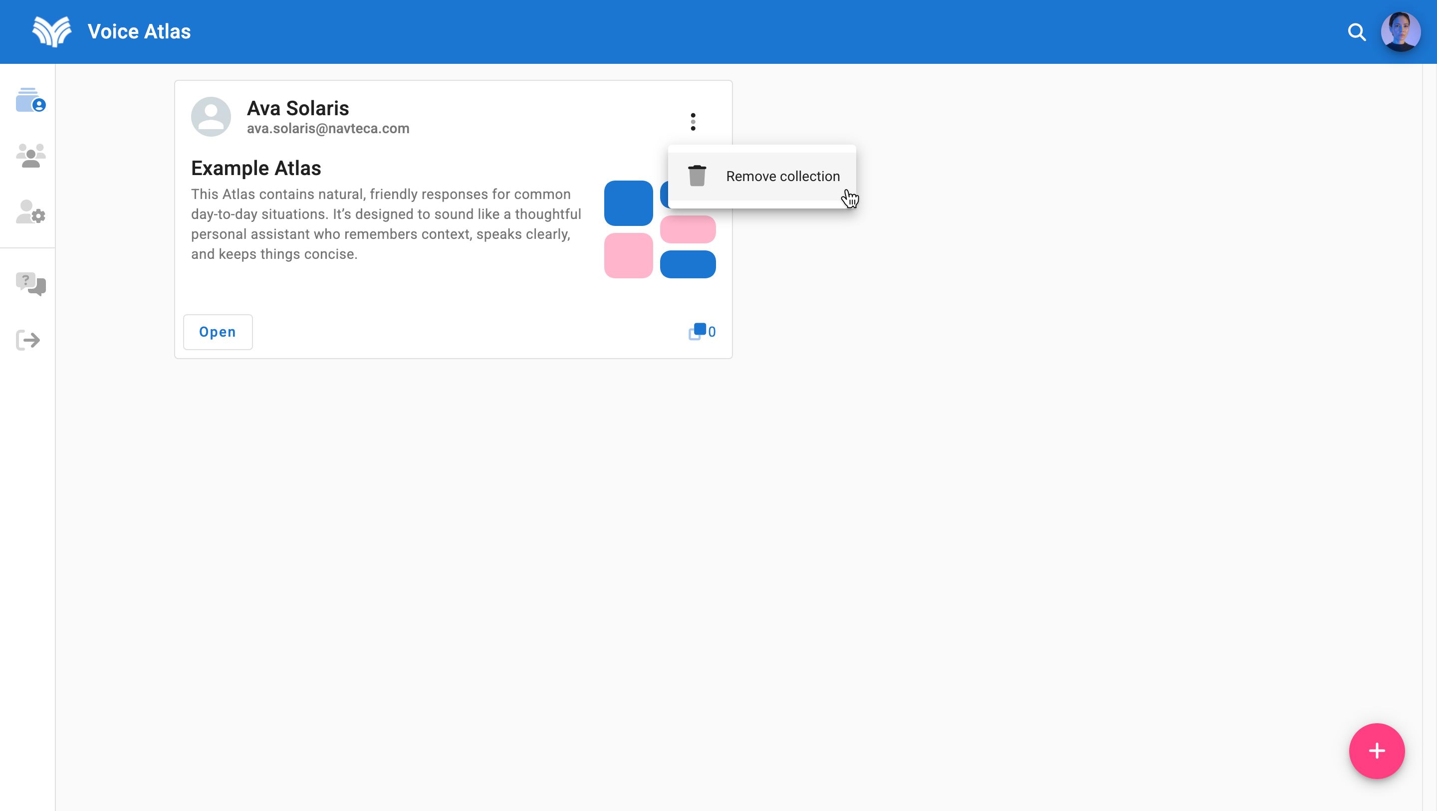 Delete Atlas from home feed